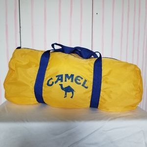 1990s Camel Nylon Tote Bag